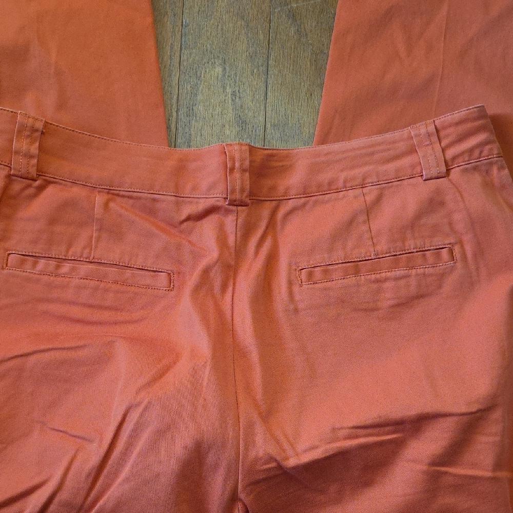 Coldwater Creek Orange Capris - Picture 3 of 3